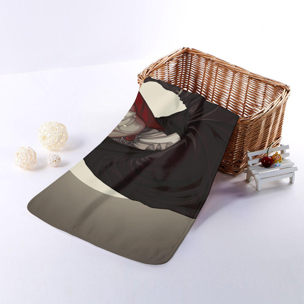 Count Dracula Print Towel