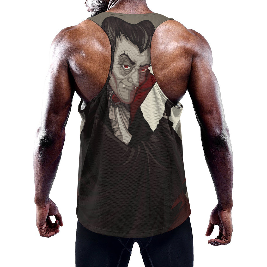 Count Dracula Print Training Tank Top