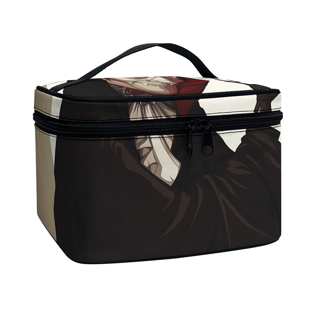 Count Dracula Print Travel Makeup Bag