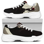 Count Dracula Print White Chunky Shoes