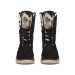 Count Dracula Print Winter Boots