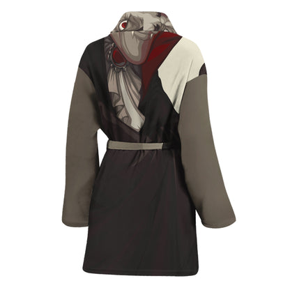 Count Dracula Print Women's Bathrobe