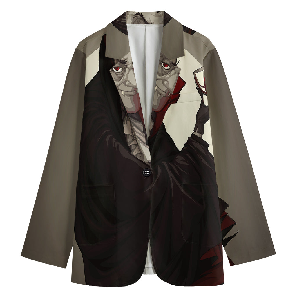 Count Dracula Print Women's Blazer