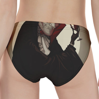Count Dracula Print Women's Panties