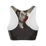 Count Dracula Print Women's Sports Bra