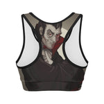 Count Dracula Print Women's Sports Bra