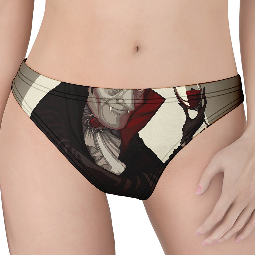 Count Dracula Print Women's Thong