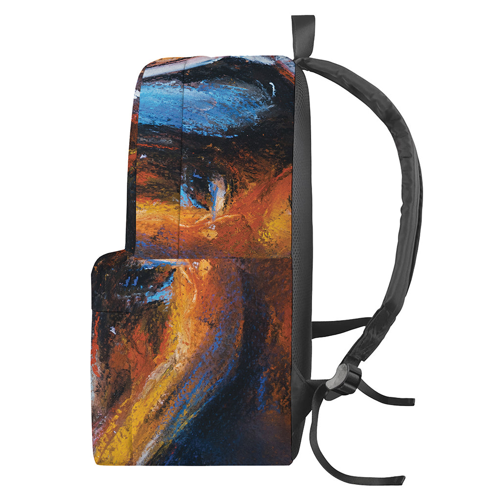 Couple Horses Painting Print Backpack