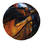 Couple Horses Painting Print Basketball