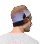 Couple Horses Painting Print Beanie