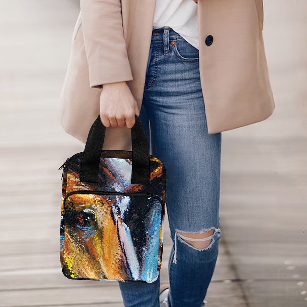 Couple Horses Painting Print Bible Tote Bag