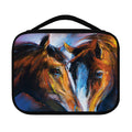 Couple Horses Painting Print Classic Bible Case