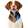 Couple Horses Painting Print Dog Bandana