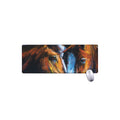 Couple Horses Painting Print Extended Mouse Pad