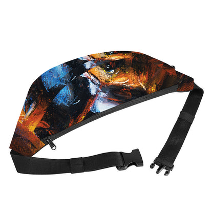Couple Horses Painting Print Fanny Pack