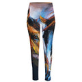 Couple Horses Painting Print High-Waisted Pocket Leggings