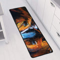 Couple Horses Painting Print Long Kitchen Mat