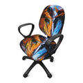 Couple Horses Painting Print Office Chair Cover