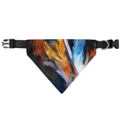 Couple Horses Painting Print Over The Collar Dog Bandana