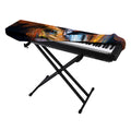 Couple Horses Painting Print Piano Keyboard Cover