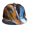 Couple Horses Painting Print Snapback Cap