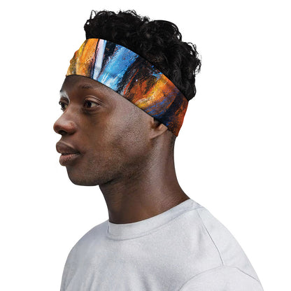Couple Horses Painting Print Sports Headband