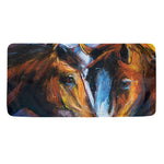 Couple Horses Painting Print Towel