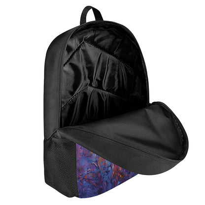 Couple Horses Portrait Print 17 Inch Backpack