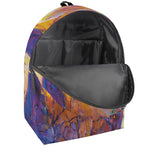 Couple Horses Portrait Print Backpack