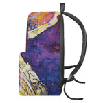 Couple Horses Portrait Print Backpack