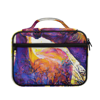 Couple Horses Portrait Print Briefcase Bible Bag