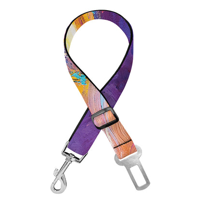 Couple Horses Portrait Print Dog Seat Belt