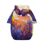 Couple Horses Portrait Print Dog Zip Up Hoodie