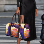 Couple Horses Portrait Print Duffle Bag