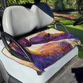 Couple Horses Portrait Print Golf Cart Seat Cover