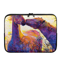Couple Horses Portrait Print Laptop Sleeve