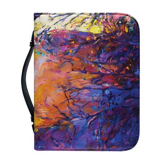 Couple Horses Portrait Print Leather Bible Cover