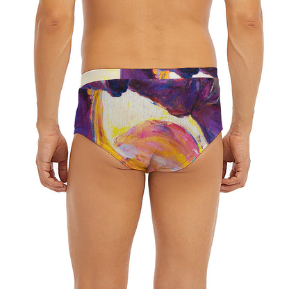 Couple Horses Portrait Print Men's Briefs
