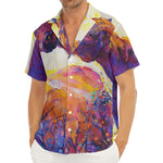 Couple Horses Portrait Print Men's Deep V-Neck Shirt