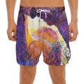 Couple Horses Portrait Print Men's Split Running Shorts