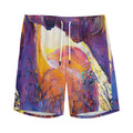 Couple Horses Portrait Print Men's Athletic Shorts