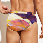 Couple Horses Portrait Print Men's Swim Briefs