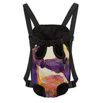 Couple Horses Portrait Print Pet Carrier Backpack