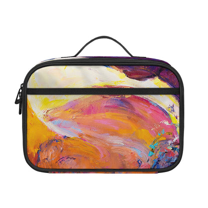 Couple Horses Portrait Print Portable Lunch Bag