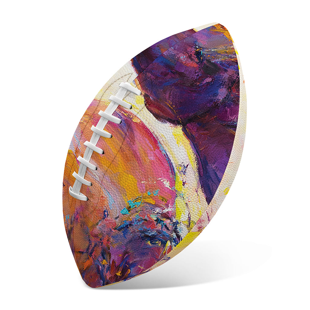Couple Horses Portrait Print Rugby Ball