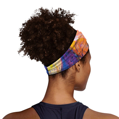 Couple Horses Portrait Print Sports Headband