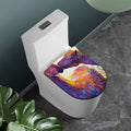 Couple Horses Portrait Print Toilet Lid Cover