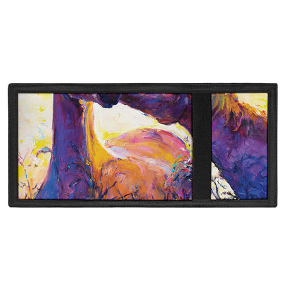 Couple Horses Portrait Print Trifold Wallet