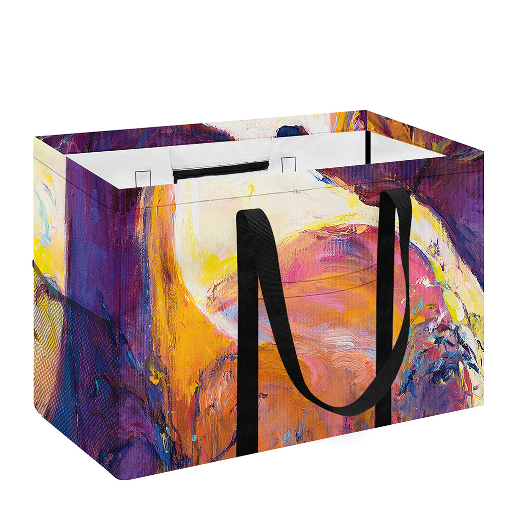 Couple Horses Portrait Print Utility Tote Bag