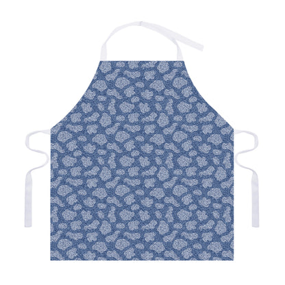 Cow Denim Jeans Pattern Print Adjustable Apron